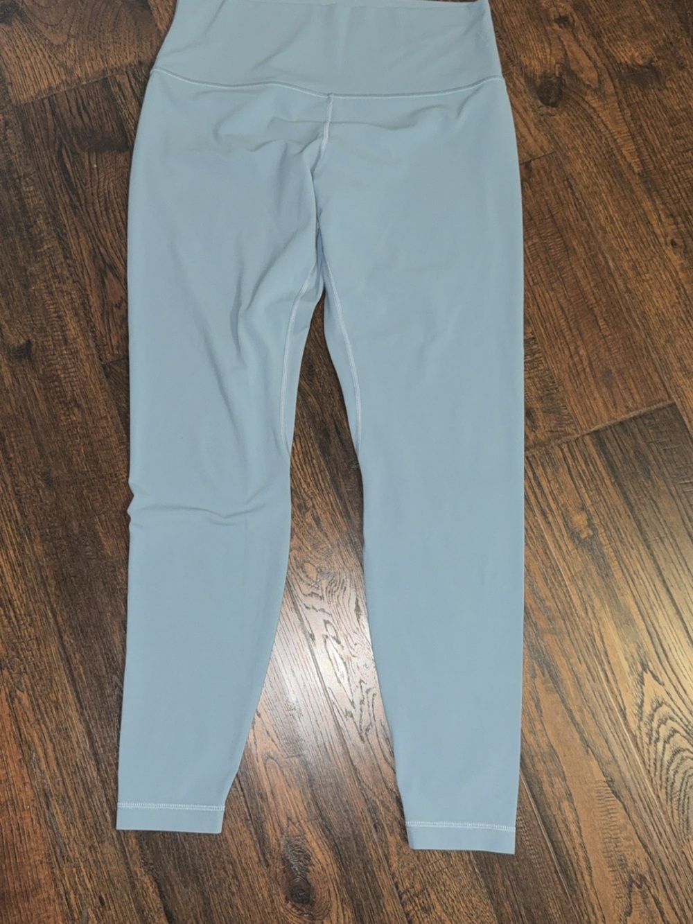 Light Blue Womens Lulu High-Waist Leggings size 12